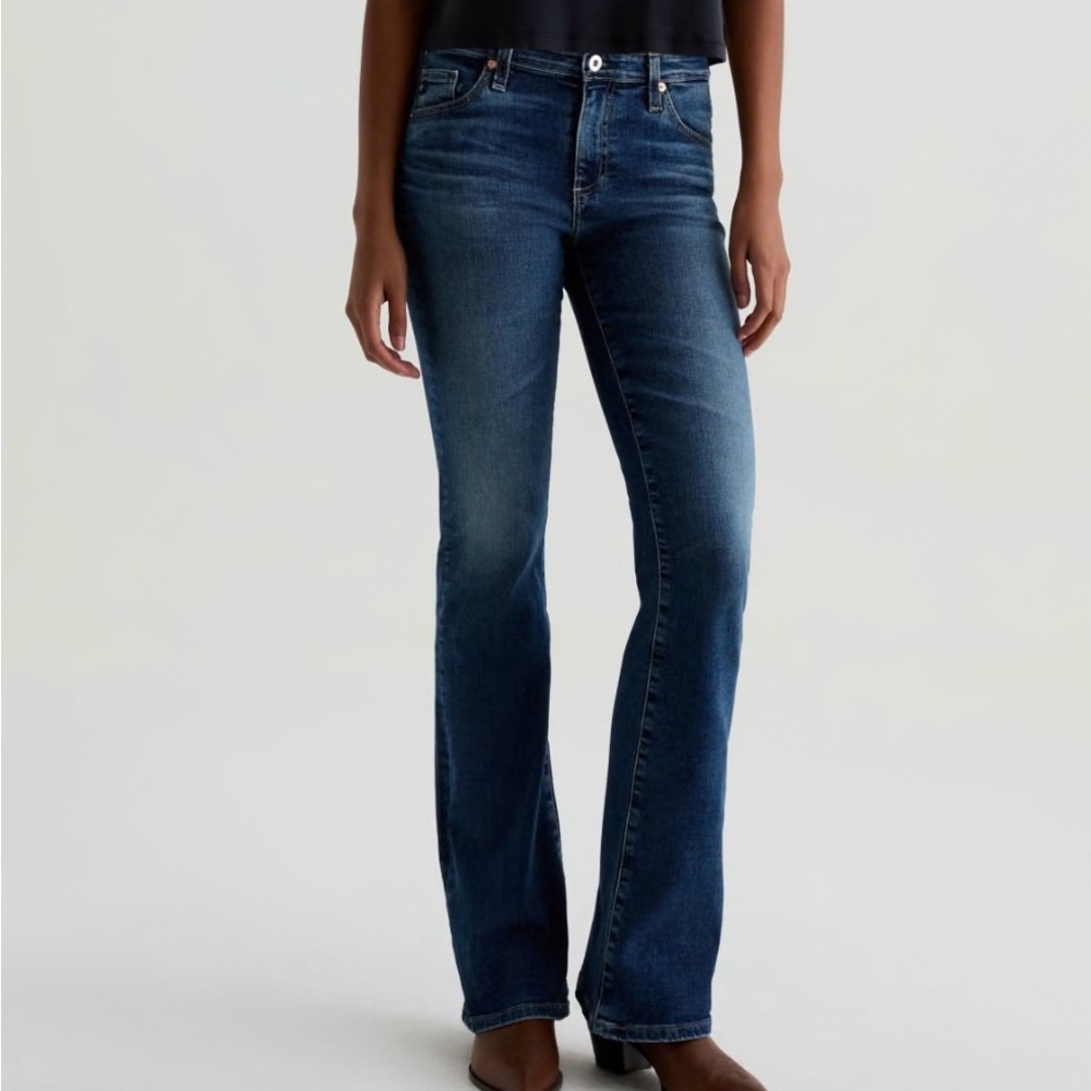Ag Adriano Goldschmied Dark Blue Flare The Angel Jeans